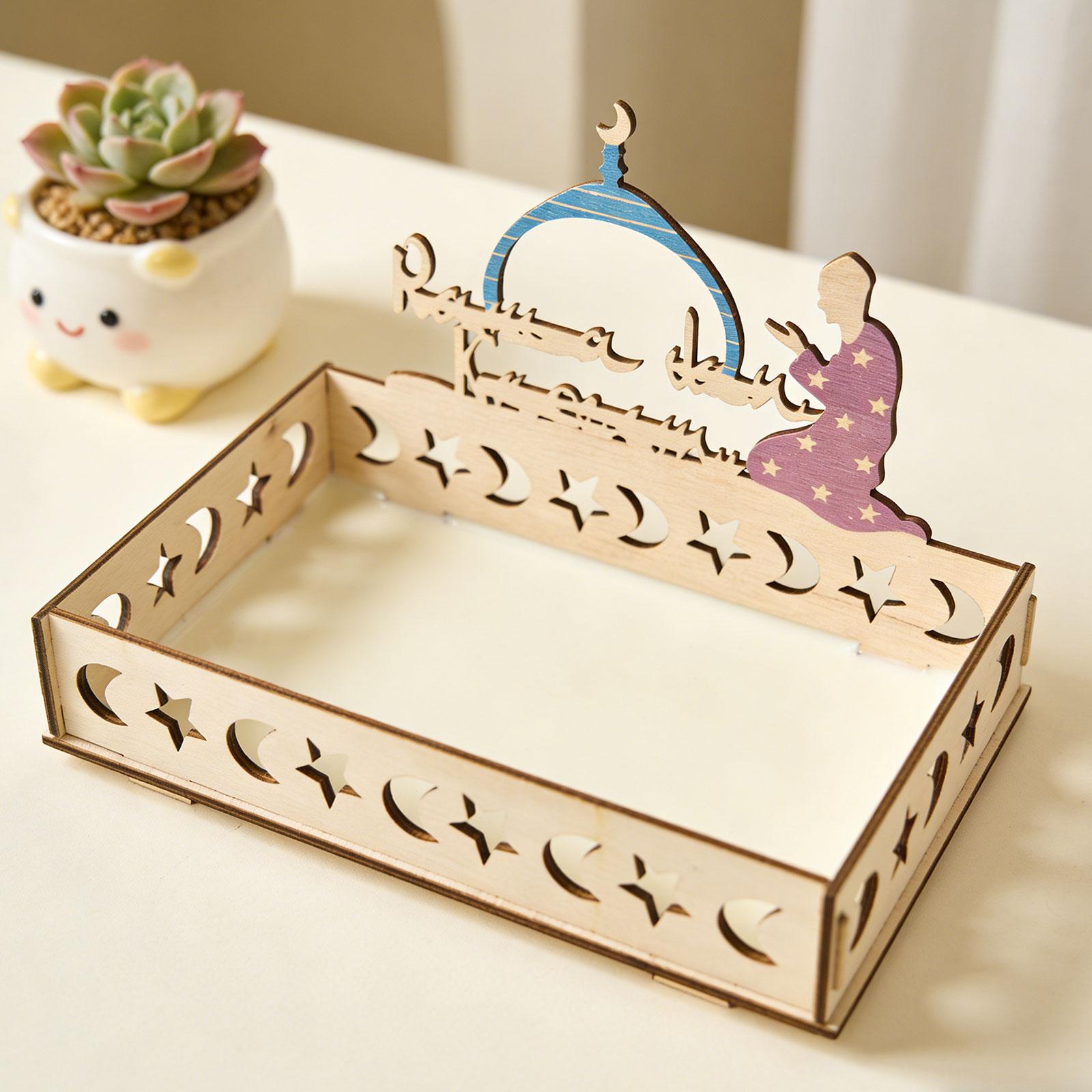 Wooden Serving Tray - Vassoio in Legno con Luna e
