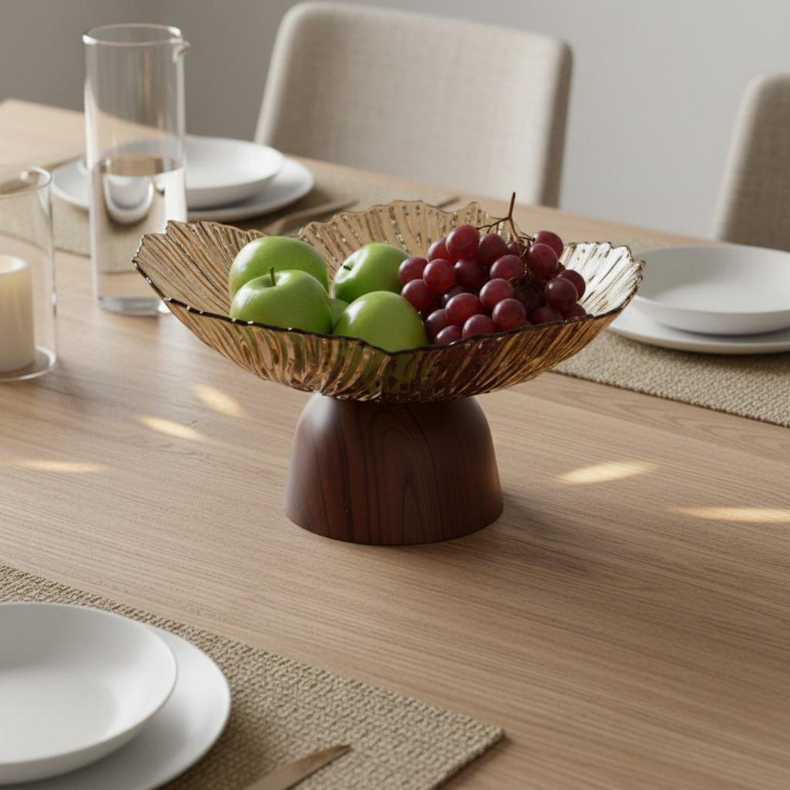Wooden Serving Tray - Vassoio Industriale con Design in Finto