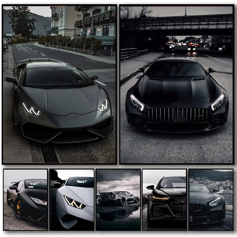 Luxury Lifestyle Cars - grande nero stile industriale auto sportiva