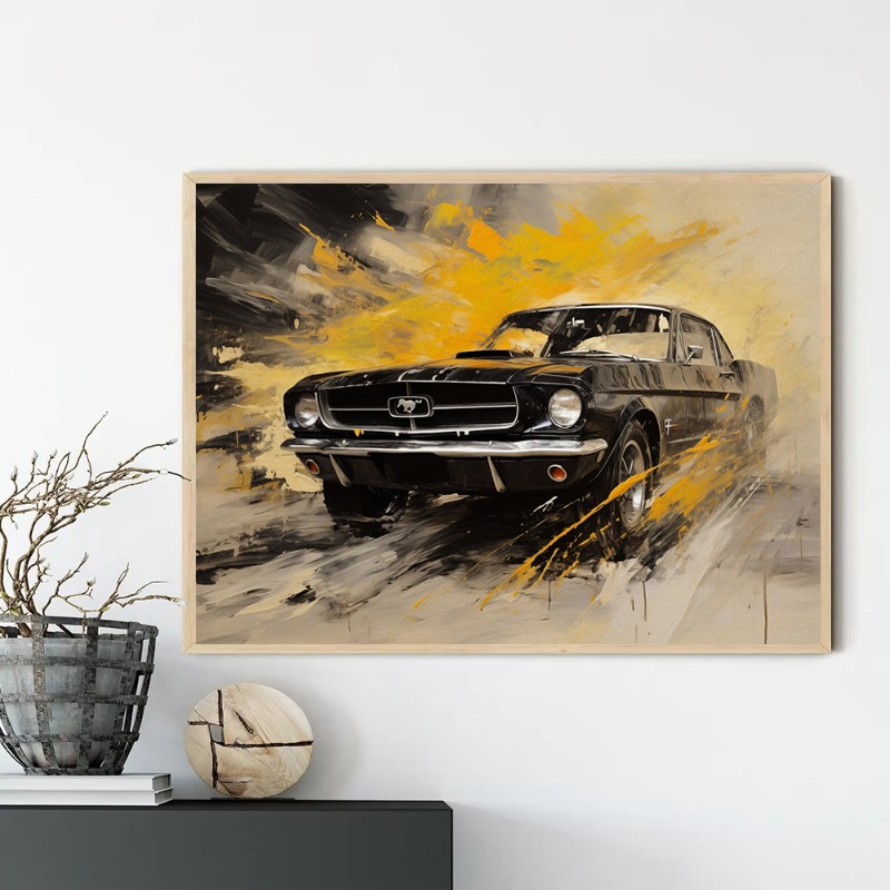 Pittura a olio vintage stile a - Luxury Lifestyle Cars recensione e prezzo