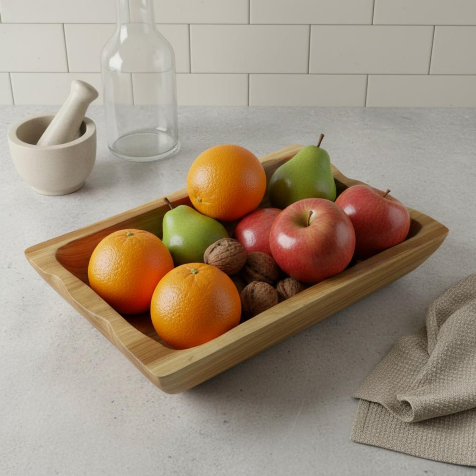 Vassoio Portaoggetti in Legno  - Wooden Serving Tray recensione e prezzo
