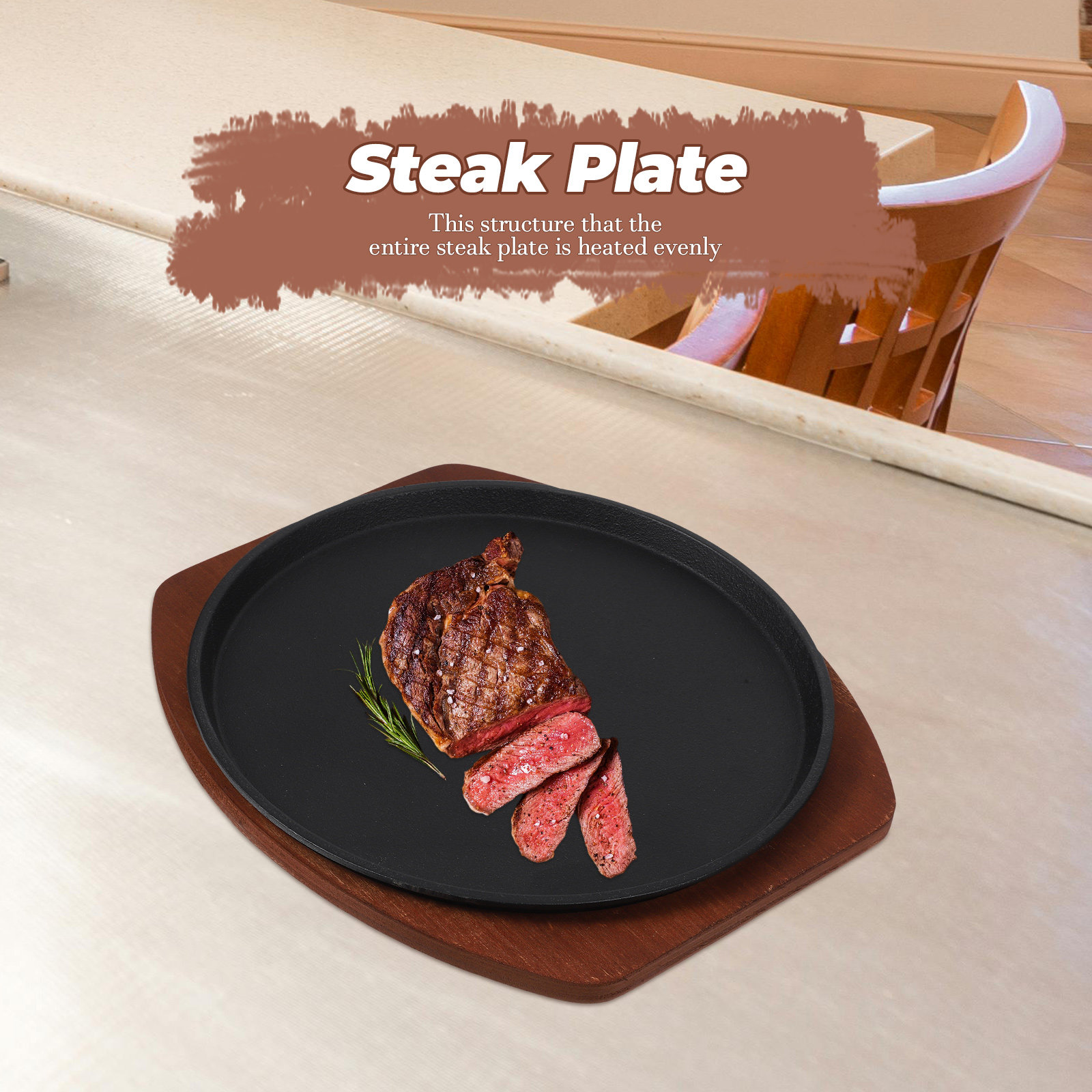 Set di 1 Piastra per Grigliare - Wooden Serving Tray recensione e prezzo
