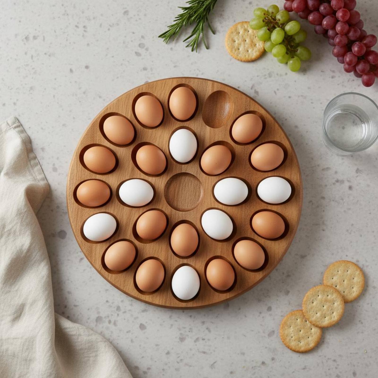 Vassoio Ovale Reversibile in L - Wooden Serving Tray recensione e prezzo