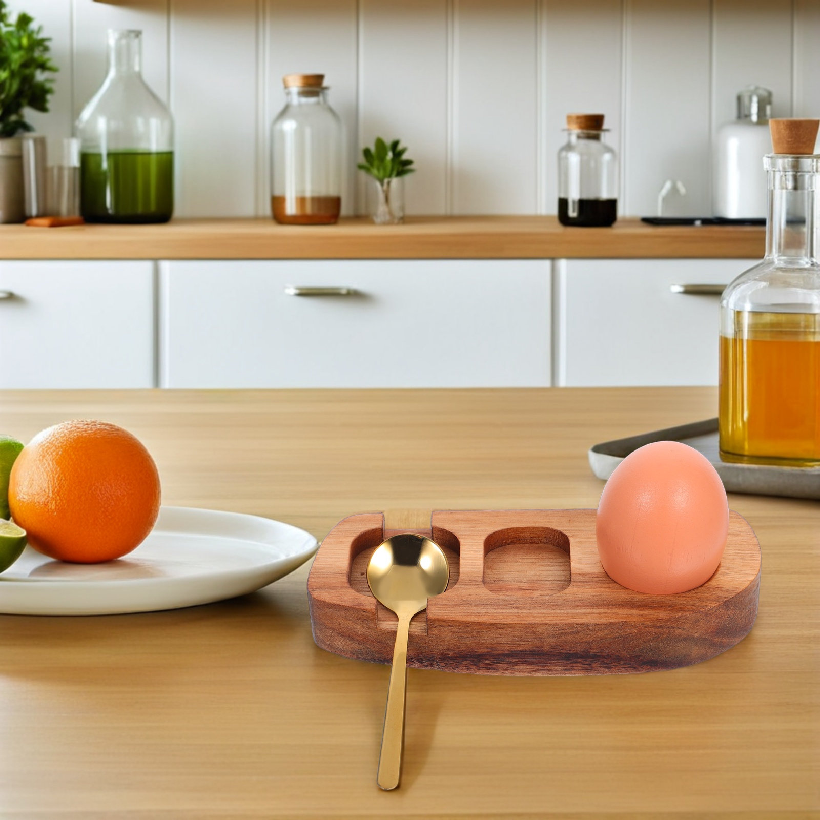 Portauova in Legno Naturale da - Wooden Serving Tray recensione e prezzo