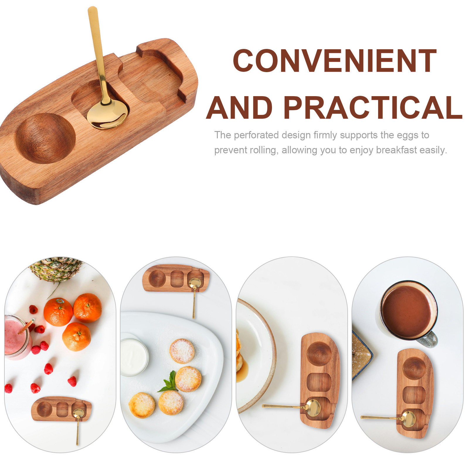 Portauova in Legno Naturale da - Wooden Serving Tray recensione e prezzo