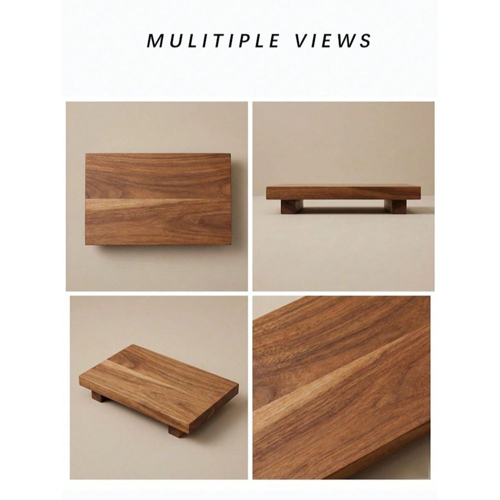 Set di 2 Pezzi: Vassoio Decora - Wooden Serving Tray recensione e prezzo